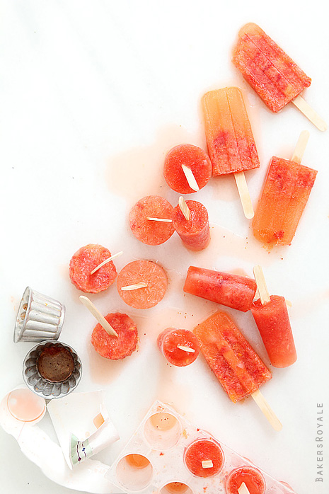 Strawberry Margarita Popsicle by Bakers Royale