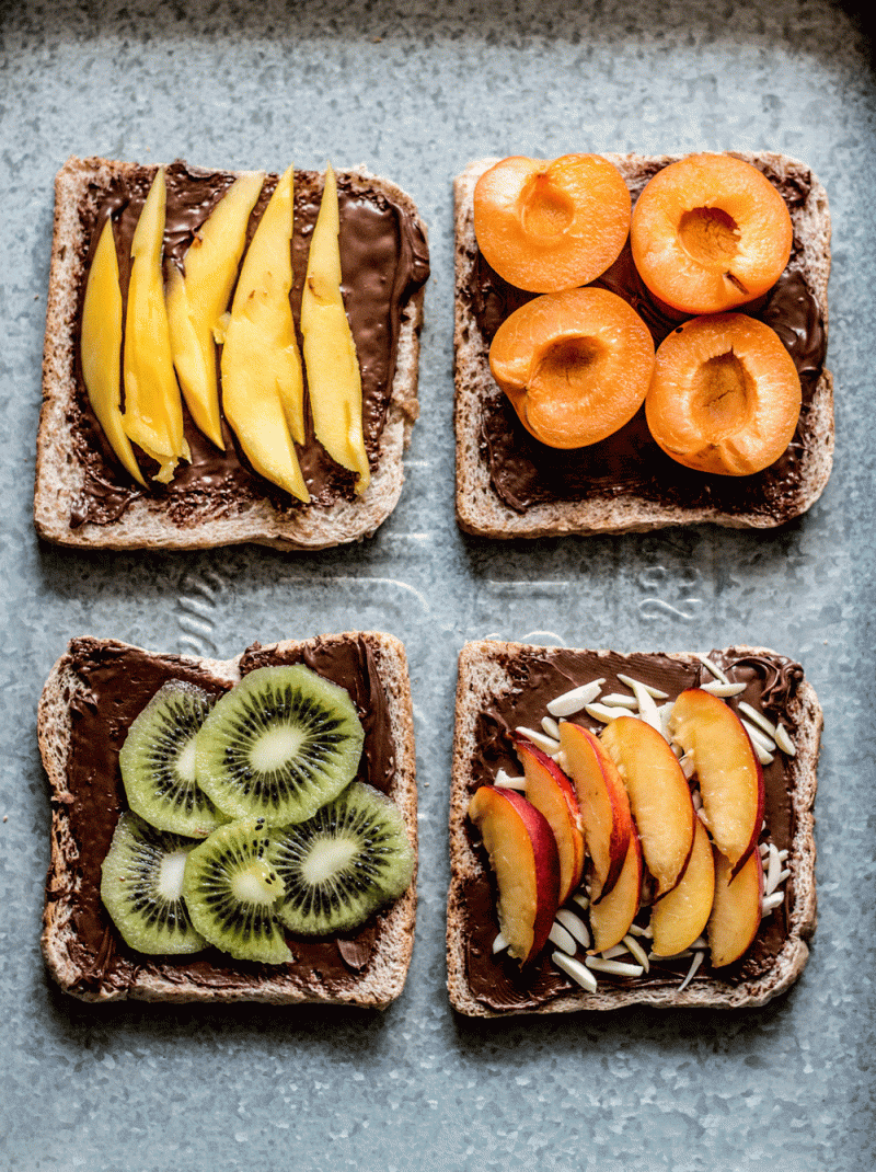 nutella and fruit